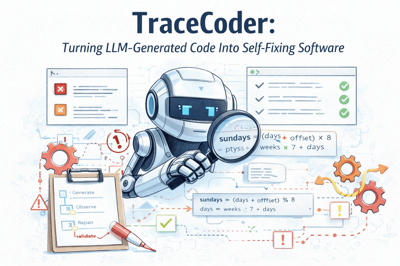 TraceCoder: Turning LLM‑Generated Code Into Self‑Fixing Software